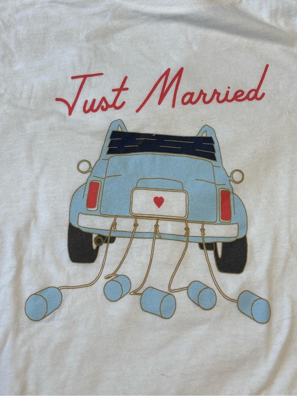 Old Navy White Soft-Washed Tee